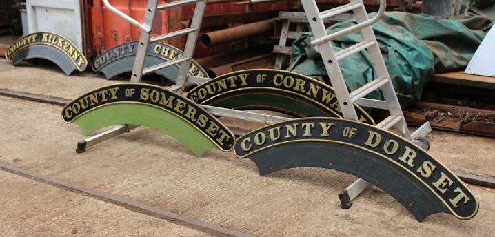 Original ‘County’ 4-4-0 nameplates