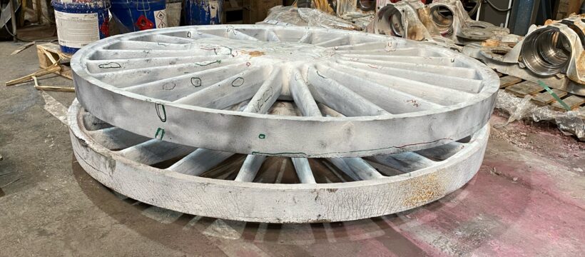 First two coupled wheels cast for 3840